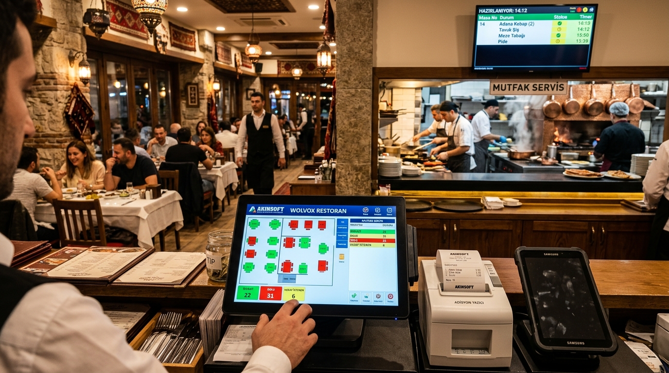 AKINSOFT WOLVOX Restoran